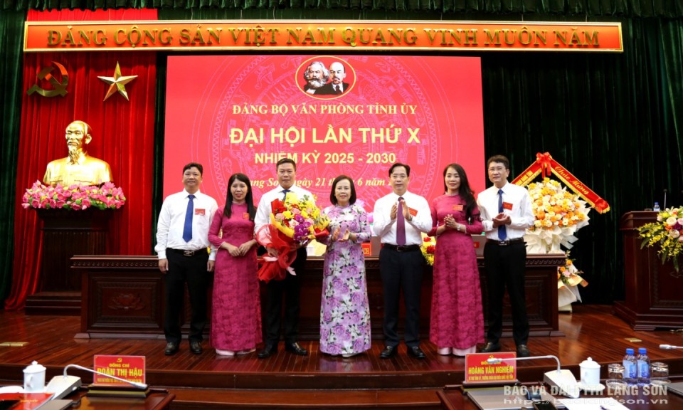 Đại hội Đảng bộ Văn phòng Tỉnh ủy lần thứ X, nhiệm kỳ 2025-2030