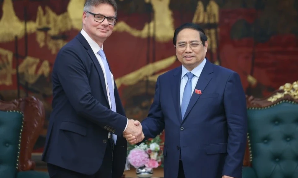越南政府总理范明政欢迎美国惠普集团扩大在越经营投资规模