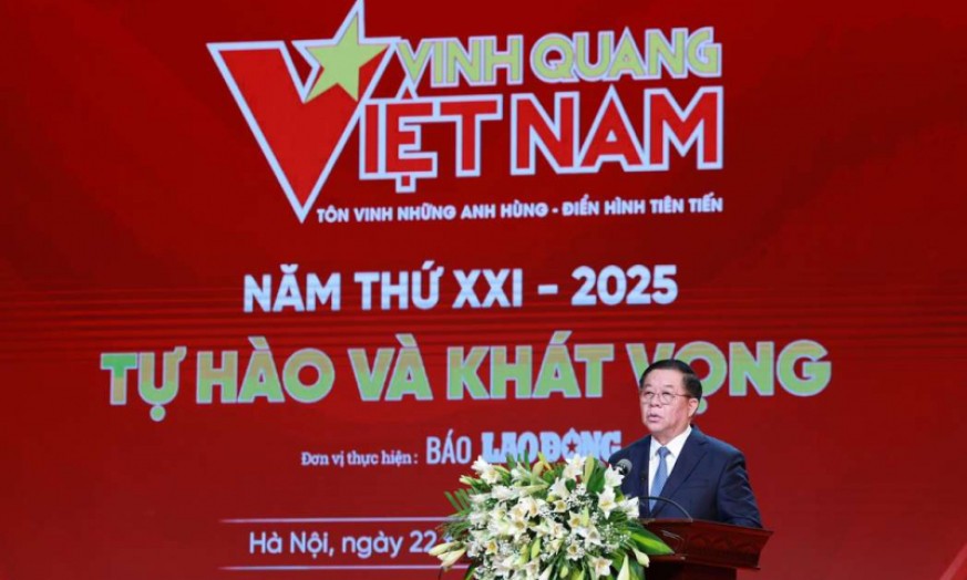 "Vinh quang Việt Nam 2025" hun đúc niềm tin, nuôi dưỡng khát vọng cống hiến