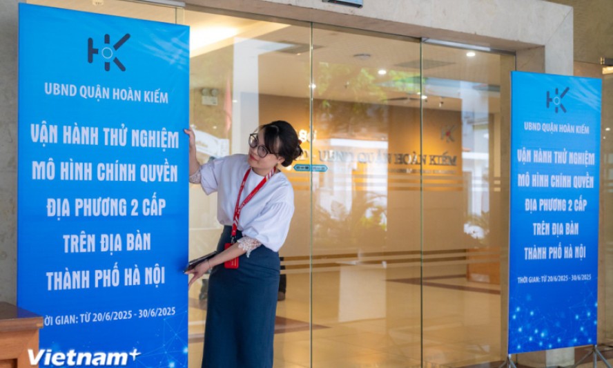 Hà Nội đồng loạt công bố bộ máy mới của các xã, phường vào sáng 30/6