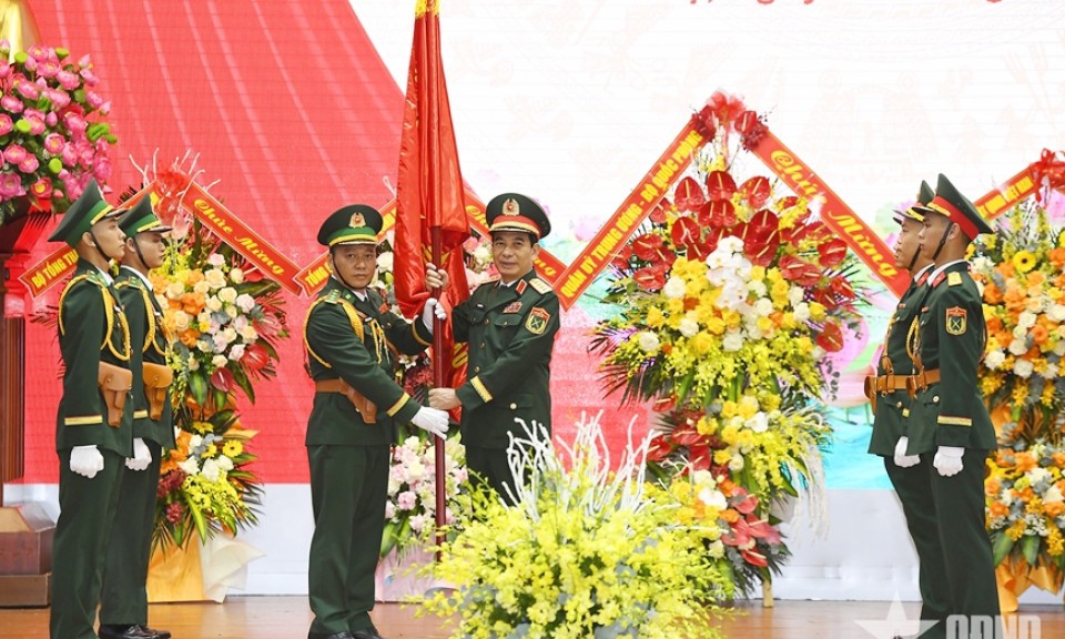 Đại tướng Phan Văn Giang dự chỉ đạo Lễ công bố quyết định sáp nhập và tổ chức lại các cơ quan quân sự