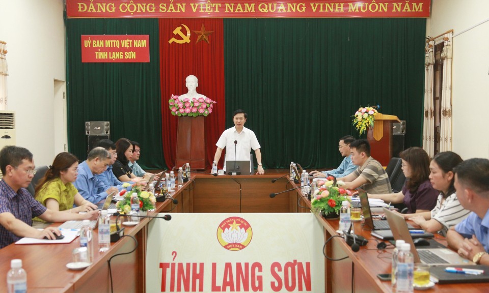 Hội nghị vận hành thử bộ máy Ban Thường trực Ủy ban MTTQ Việt Nam và các tổ chức chính trị - xã hội cấp tỉnh theo mô hình mới
