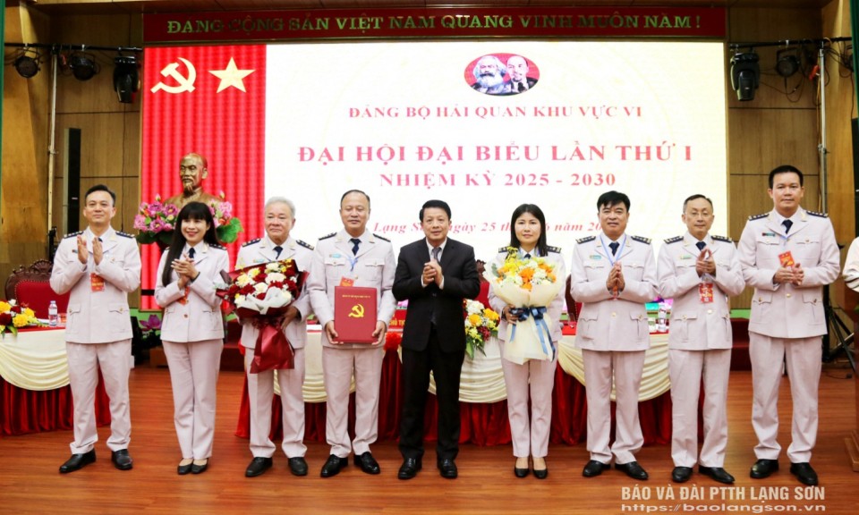 Đảng bộ Hải quan khu vực VI đại hội lần thứ nhất, nhiệm kỳ 2025 - 2030