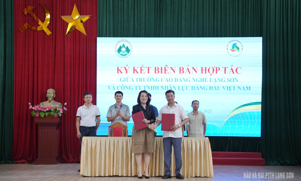 Trường Cao đẳng Nghề Lạng Sơn mở rộng liên kết việc làm cho học sinh sinh viên