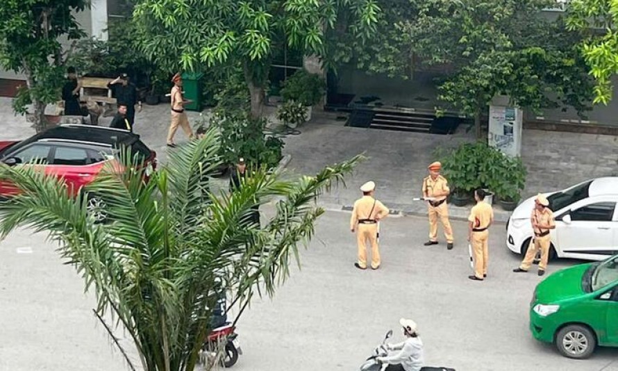 Gần 100 chiến sĩ khám xét nhiều địa điểm ở Thanh Hóa liên quan ông trùm Vi 'ngộ'
