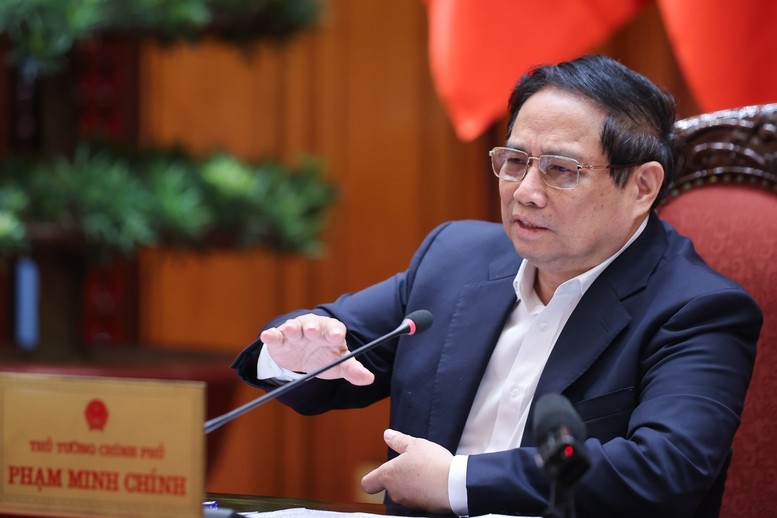 Thủ tướng cho rằng cần xác định các mục tiêu tới năm 2030 và tới năm 2045; có mục tiêu tổng quát và mục tiêu cụ thể; mục tiêu trên các lĩnh vực văn hóa - Ảnh: VGP/Nhật Bắc