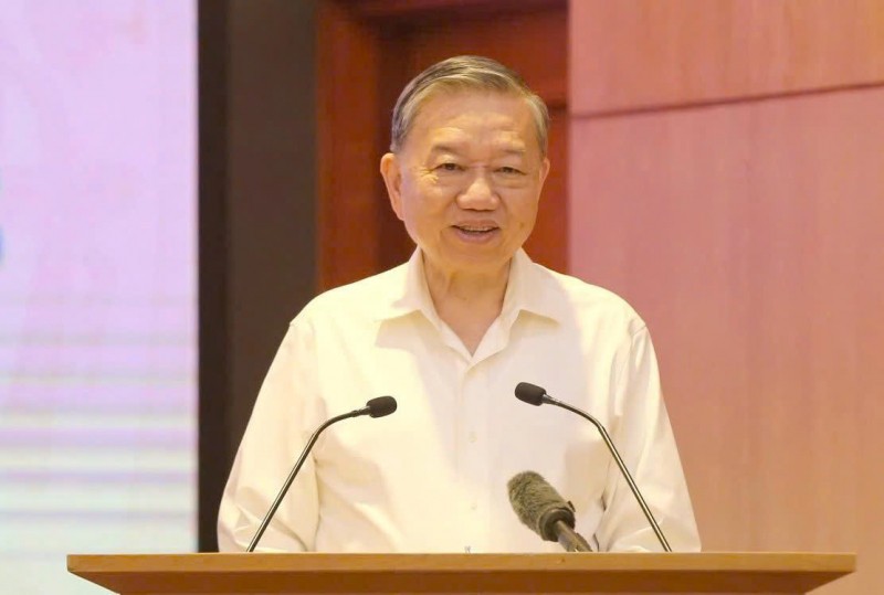 Tổng Bí thư Tô Lâm đánh giá cao kết quả triển khai Nghị quyết 57, đặc biệt là ứng dụng phục vụ chính quyền hai cấp.