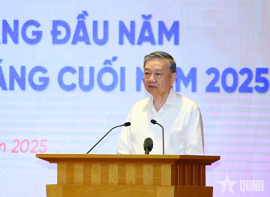  Tổng Bí thư Tô Lâm phát biểu chỉ đạo ra mắt 3 nền tảng ứng dụng phục vụ thực hiện Nghị quyết số 57-NQ/TW.