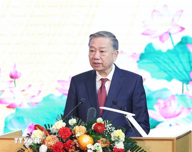 Tổng Bí thư Tô Lâm. (Ảnh: Thống Nhất/TTXVN)
