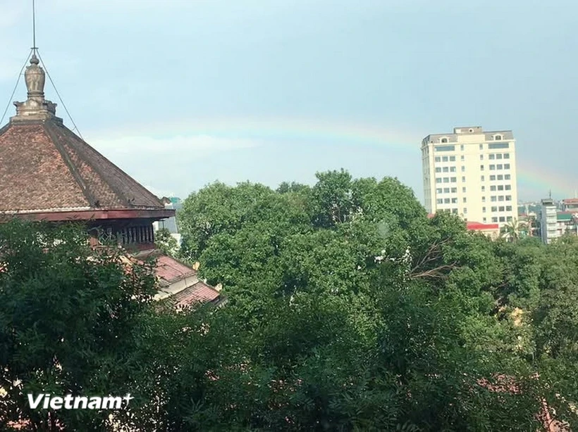 Không khí Hà Nội ở mức tốt. (Ảnh: Hồng Hạnh/Vietnam+)