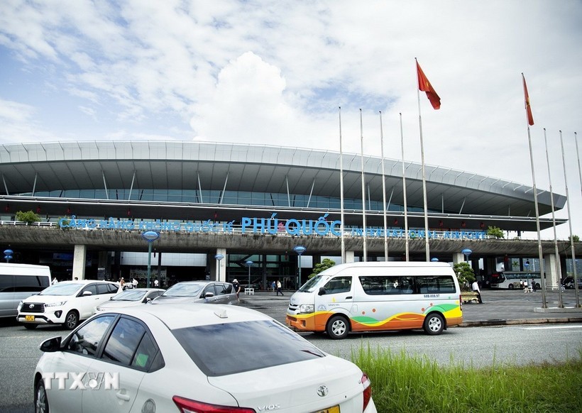 Sân bay Phú Quốc. (Ảnh: Hồng Đạt/TTXVN)