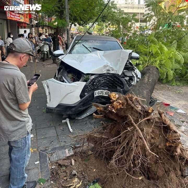 Hiện trường vụ tai nạn.