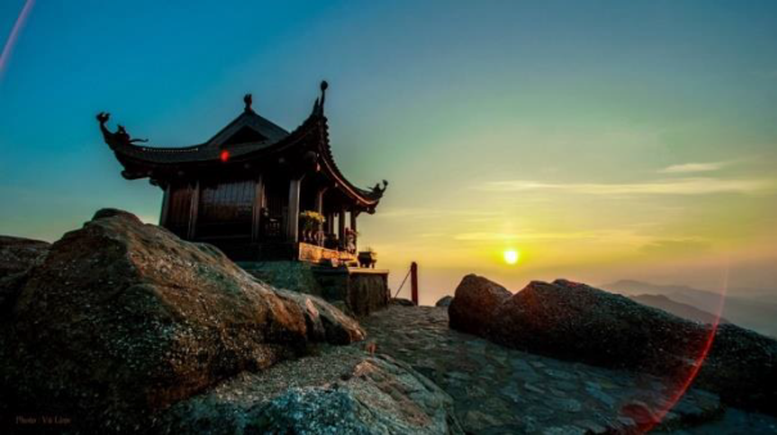 Chùa Đồng trên đỉnh Yên Tử. Ảnh: Hồ sơ đề cử di sản thế giới