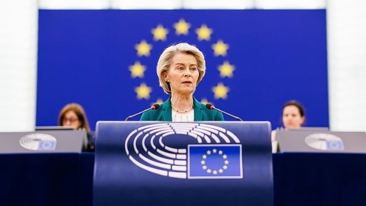 Chủ tịch Ủy ban châu Âu Ursula von der Leyen.