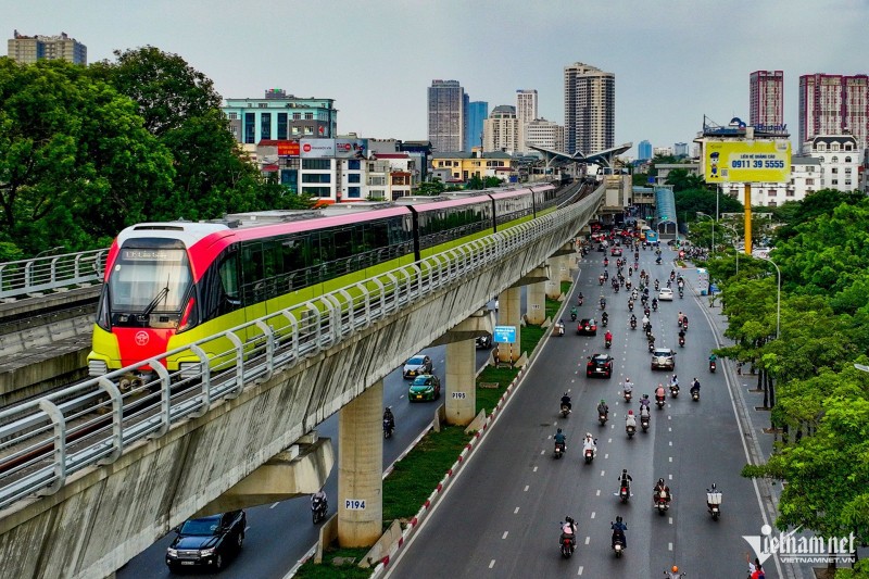 Tuyến đường sắt đô thị Nhổn - ga Hà Nội, biểu tượng mới về hợp tác Việt Nam-Pháp ở thủ đô Hà Nội.