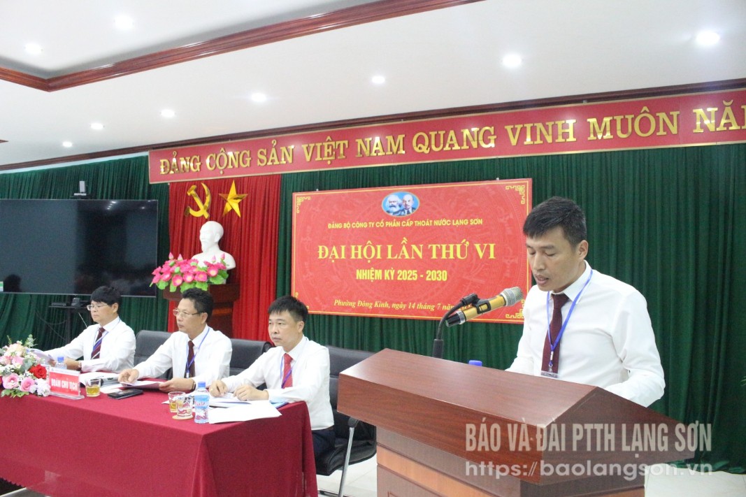 Đại biểu tham luận tại đại hội