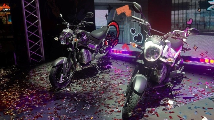 Honda NAVi 110 mang dánh vẻ hầm hố của một chiếc phân khối lớn. (Ảnh: Honda)