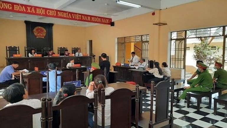 Phiên tòa tố tụng hình sự có sự tham gia của Trợ giúp viên pháp lý thuộc Trung tâm Trợ giúp pháp lý Nhà nước tỉnh Quảng Nam (trước đây). (Ảnh: TL)