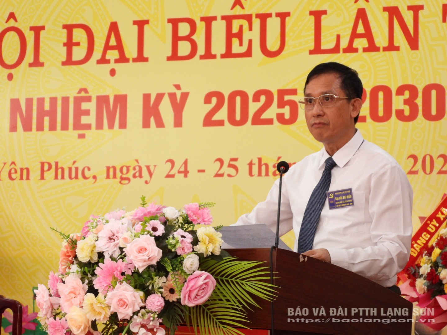 Đồng chí Nguyễn Đình Đại phát biểu chỉ đạo Đại hội