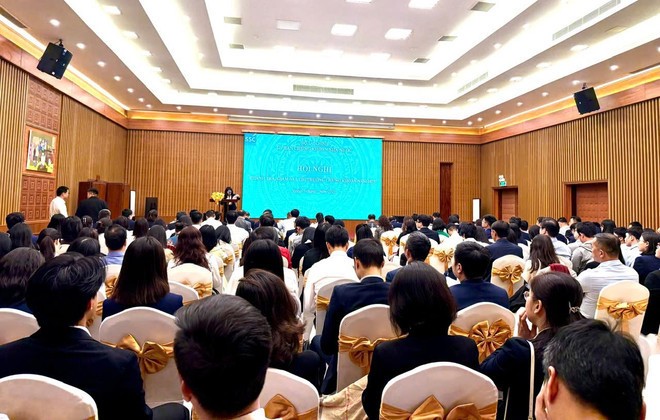 Hội nghị thanh tra, giám sát thị trường chứng khoán, ngày 25/7. (Ảnh: SSC/Vietnam+)