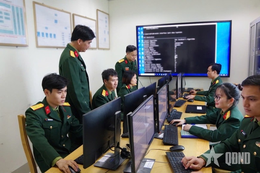 Viện Nghiên cứu 486 (Bộ tư lệnh 86) săn tìm các mối nguy cơ mất an toàn trên không gian mạng. Ảnh: qdnd.vn