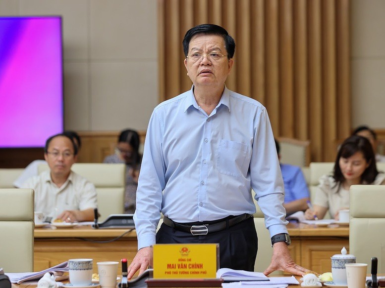 Phó Thủ tướng Mai Văn Chính phát biểu tại Hội nghị - Ảnh: VGP/Nhật Bắc