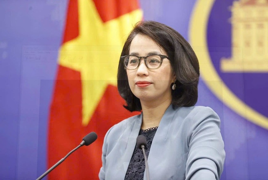 Người Phát ngôn Bộ Ngoại giao Việt Nam Phạm Thu Hằng. Ảnh: Bộ Ngoại giao