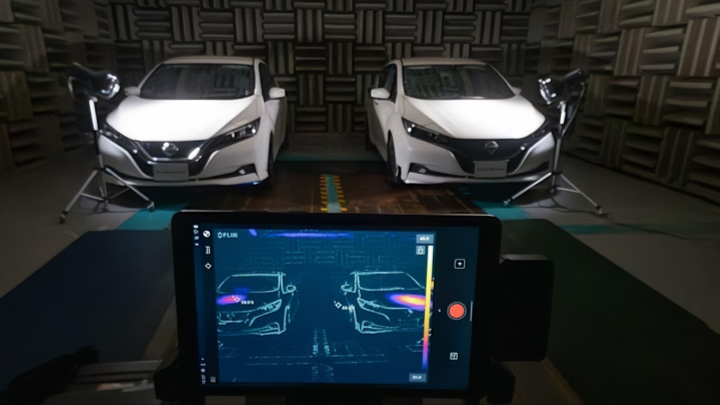 Loại sơn mới của Nissan giúp giảm nhiệt độ xe ô tô. (Nguồn: Nissan)