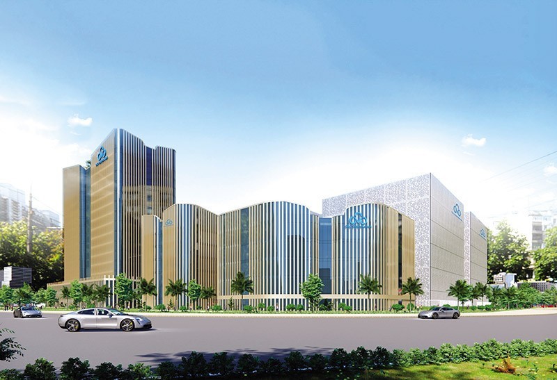 A perspective of CMC Group’s CMC Hyperscale DC data centre project in Ho Chi Minh City. (Photo: VNA)