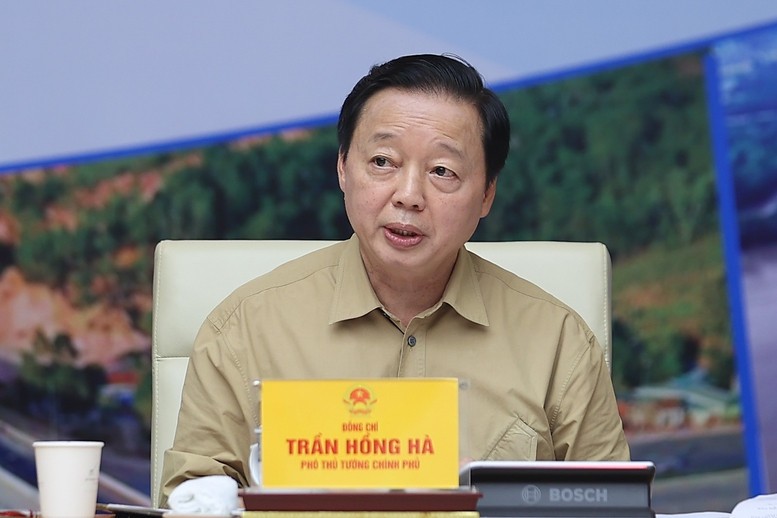Phó Thủ tướng Trần Hồng Hà phát biểu tại hội nghị - Ảnh: VGP/Nhật Bắc