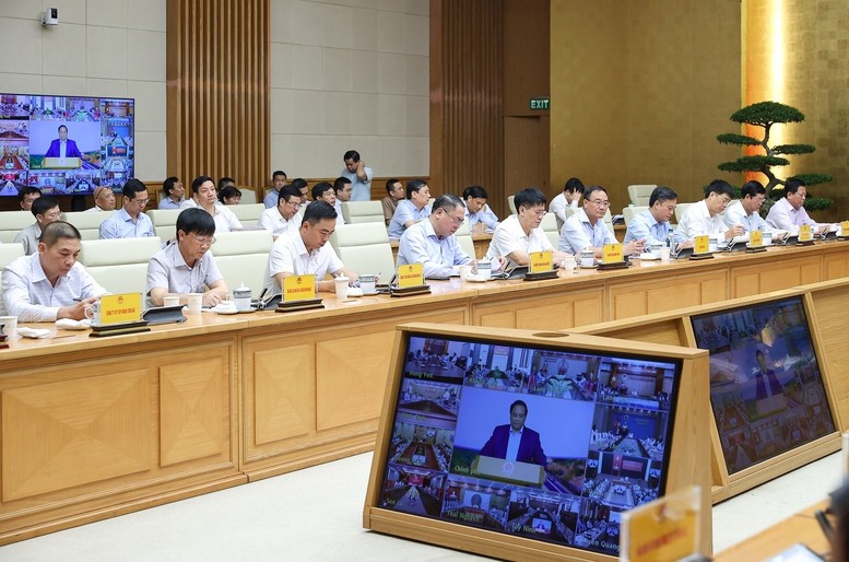 Đại diện các bộ, ngành, địa phương, doanh nghiệp dự hội nghị - Ảnh: VGP/Nhật Bắc