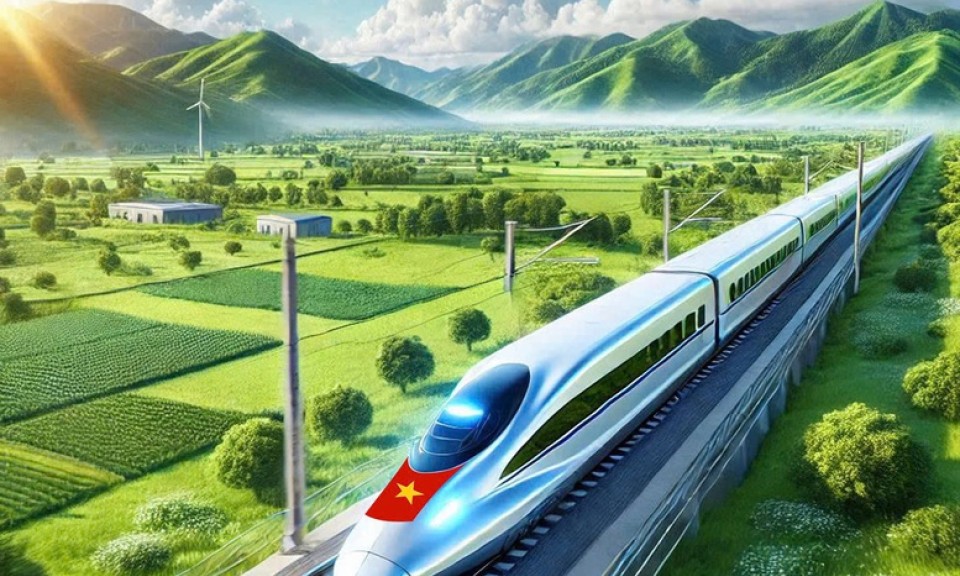 Khẩn trương thực hiện cắm mốc chỉ giới tuyến đường sắt tốc độ cao