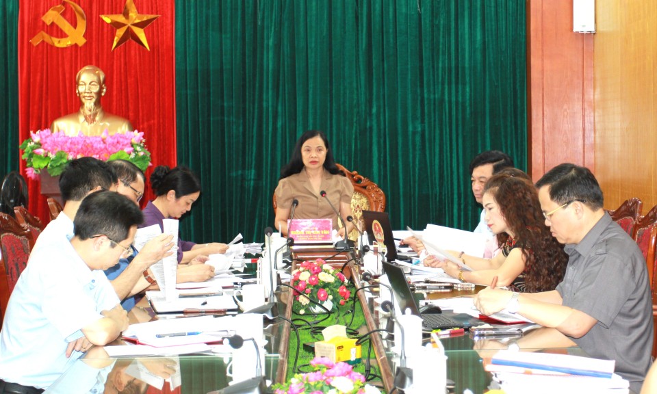 Ban Văn hóa – xã hội HĐND tỉnh: Thẩm tra các báo cáo, dự thảo nghị quyết trình tại kỳ họp thường lệ giữa năm 2025, HĐND tỉnh khóa XVII