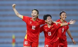 Tuyển Việt Nam thắng đậm UAE, tiến gần vòng chung kết Asian Cup nữ 2026