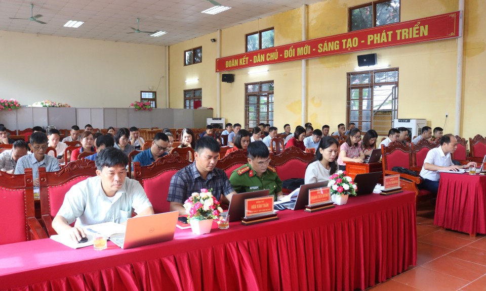 Hội nghị Ban Chấp hành Đảng bộ xã Đồng Đăng lần thứ hai