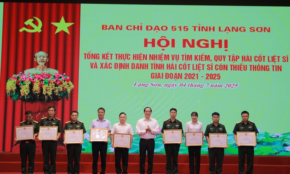 Tổng kết thực hiện nhiệm vụ tìm kiếm, quy tập hài cốt liệt sĩ và xác định danh tính hài cốt liệt sĩ còn thiếu thông tin