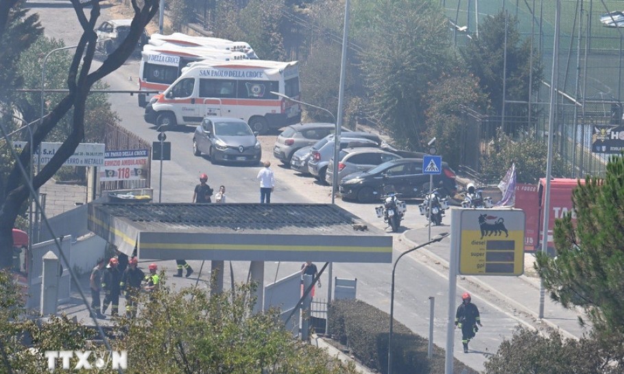 Italy: Nổ trạm xăng tại Rome, 45 người bị thương