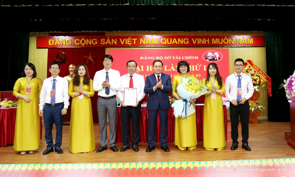 Đại hội Đảng bộ Sở Tài chính lần thứ Nhất: Chủ động đổi mới, sáng tạo trong thực hiện nhiệm vụ