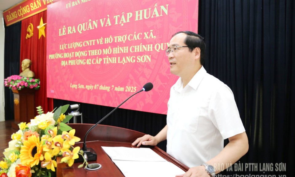 Ra quân và tập huấn cho 93 cán bộ về hỗ trợ công nghệ thông tin cho các xã, phường