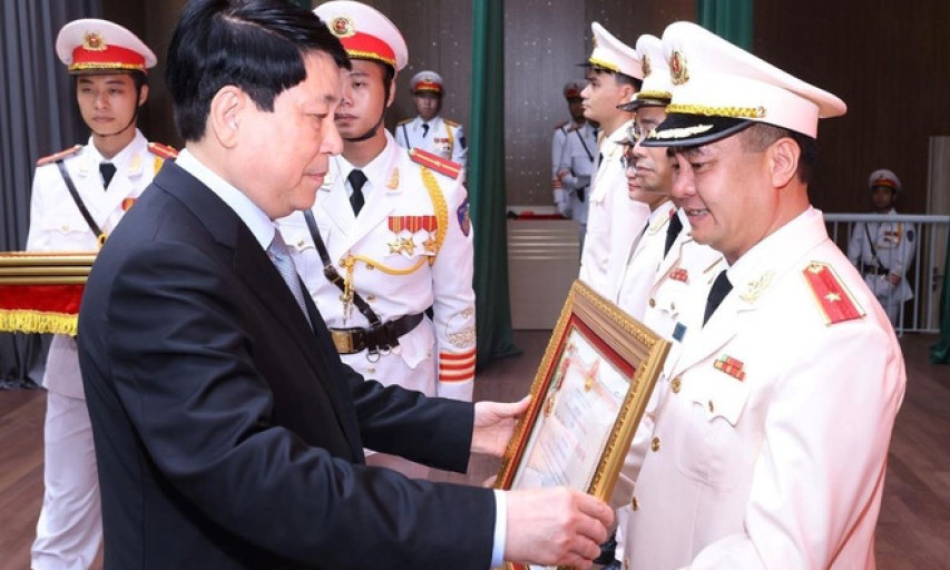 Chủ tịch nước Lương Cường dự Hội nghị sơ kết công tác của Bộ Công an