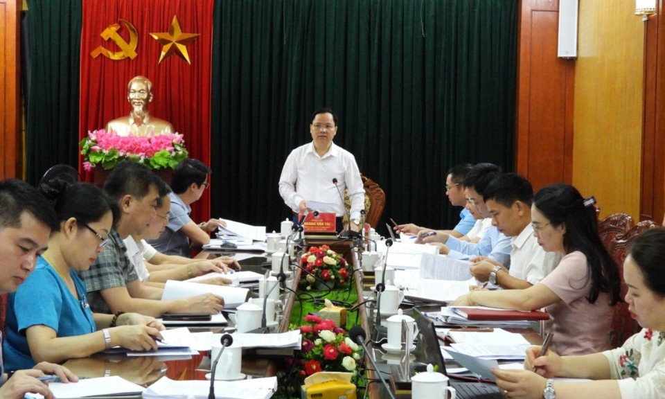 Ban Kinh tế Ngân sách HĐND tỉnh thẩm tra các nội dung quan trọng trình kỳ họp HĐND tỉnh giữa năm