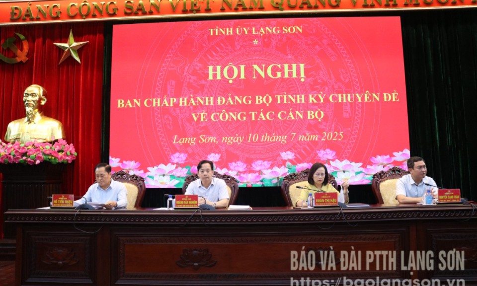 Ban Chấp hành Đảng bộ tỉnh tổ chức hội nghị chuyên đề về công tác cán bộ