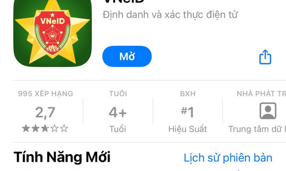 Triển khai dịch vụ xác thực điện tử thông qua VNeID trên ví điện tử
