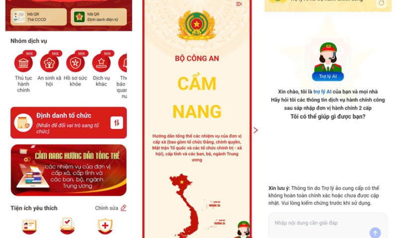 Tra cứu xã, phường mới nhờ trợ lý ảo trên VNeID