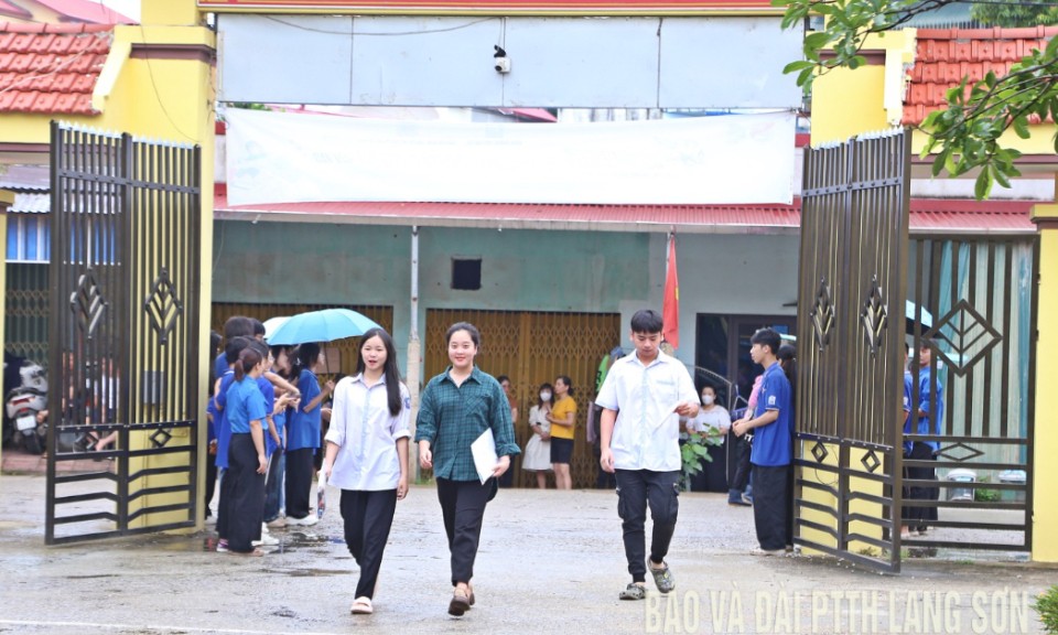 Lạng Sơn: 99,19% học sinh lớp 12 đỗ tốt nghiệp THPT 2025