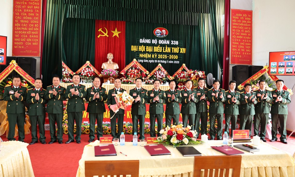 Đại hội Đại biểu Đảng bộ Đoàn 338 lần thứ XIV nhiệm kỳ 2025 – 2030