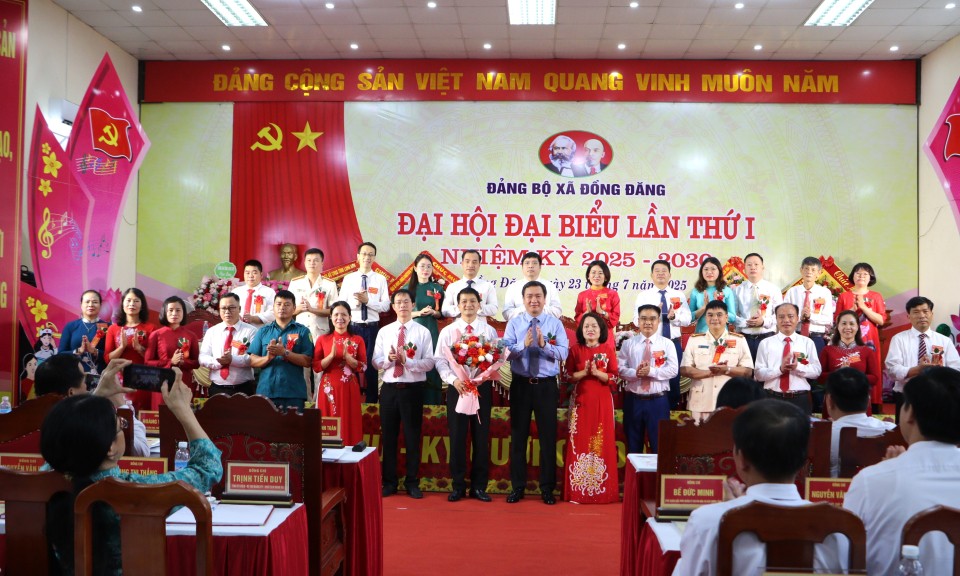 Đại hội đại biểu Đảng bộ xã Đồng Đăng nhiệm kỳ 2025 – 2030