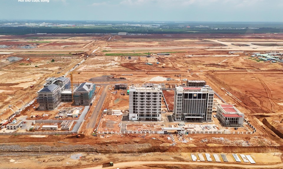 Cận cảnh trụ sở cơ quan quản lý nhà nước trong sân bay Long Thành