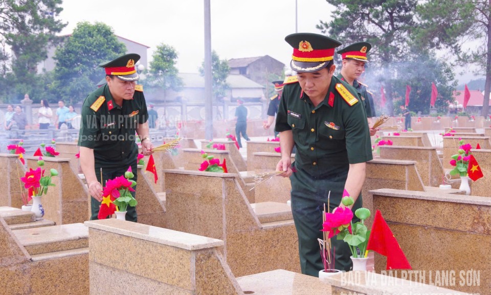 Lực lượng vũ trang tỉnh chung tay gìn giữ và lan tỏa truyền thống "Đền ơn đáp nghĩa"