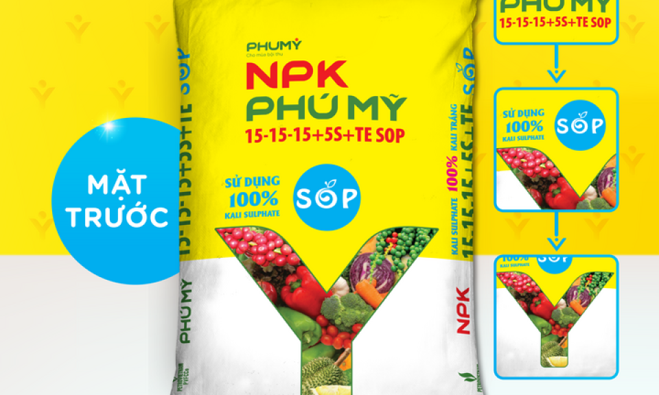 Phân bón Phú Mỹ ra mắt sản phẩm mới NPK PHÚ MỸ sử dụng 100% Kali Sulphate